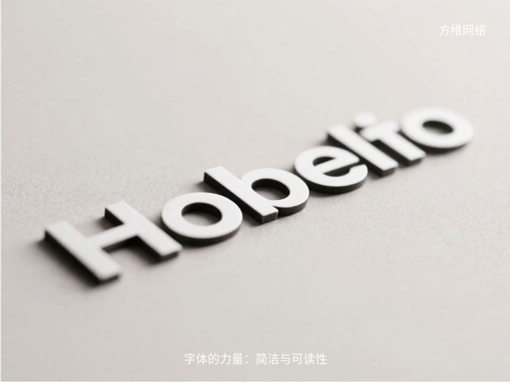 字体的力量:简洁与可读性