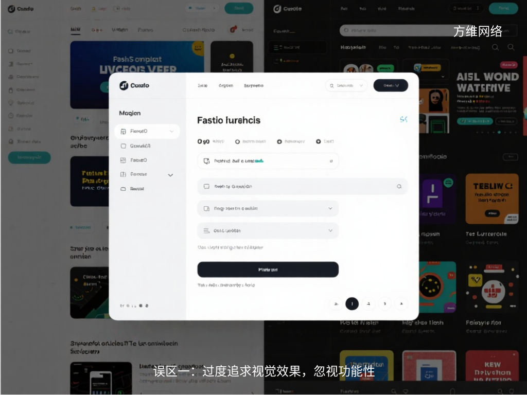 误区一：过度追求视觉效果，忽视功能性