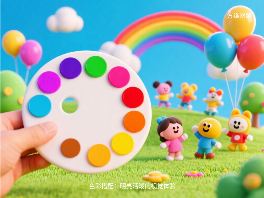 色彩搭配：明亮活泼的视觉体验