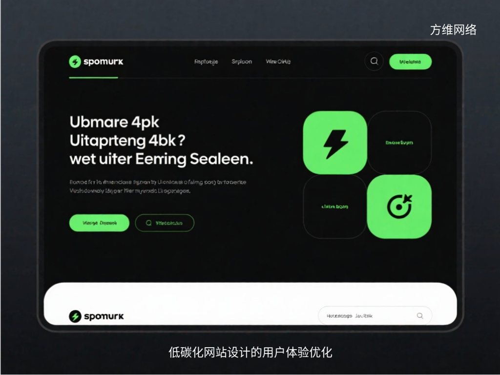 低碳化网站设计的用户体验优化