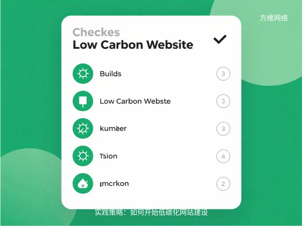 实践策略:如何开始低碳化网站建设