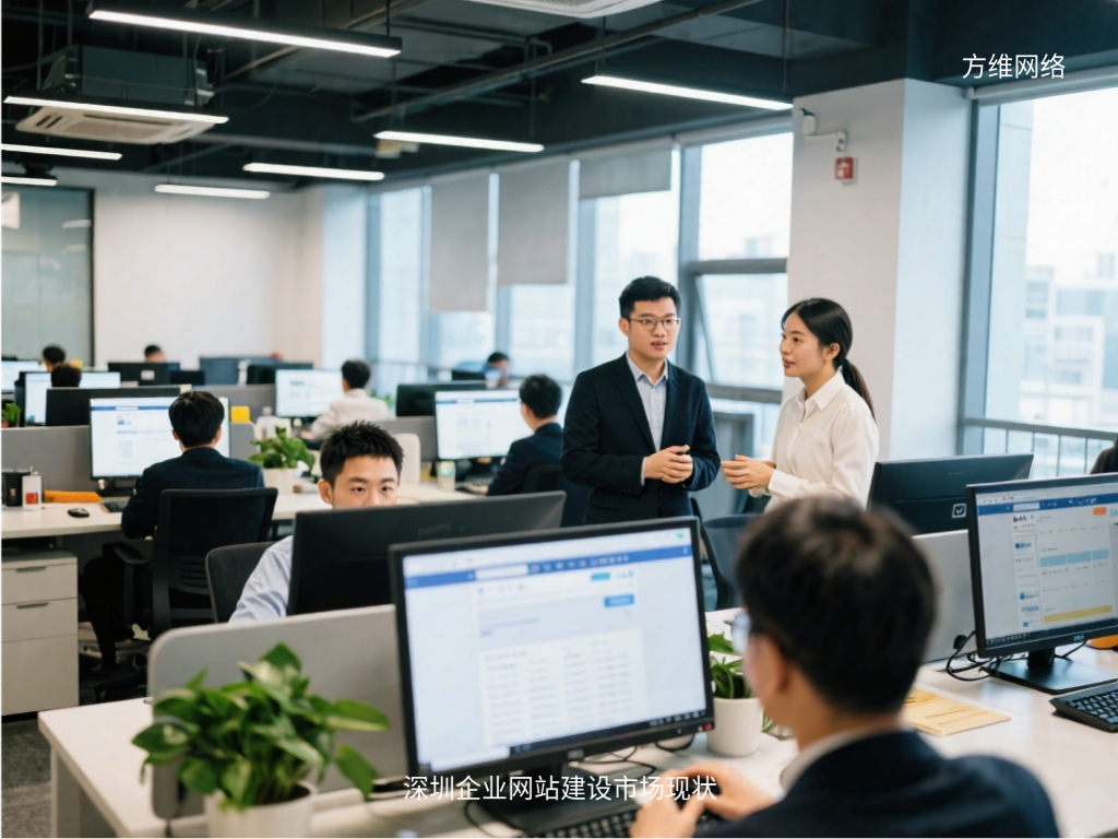 深圳企业网站建设市场现状